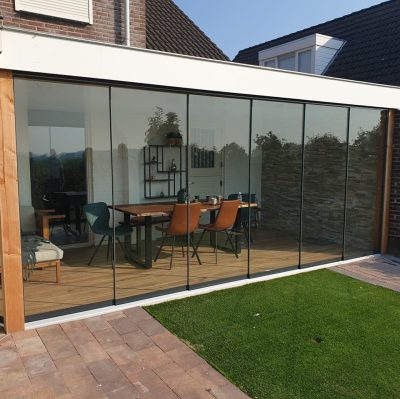 Glazen Schuifwand Op Maat - Terrasbeglazing Op Maat